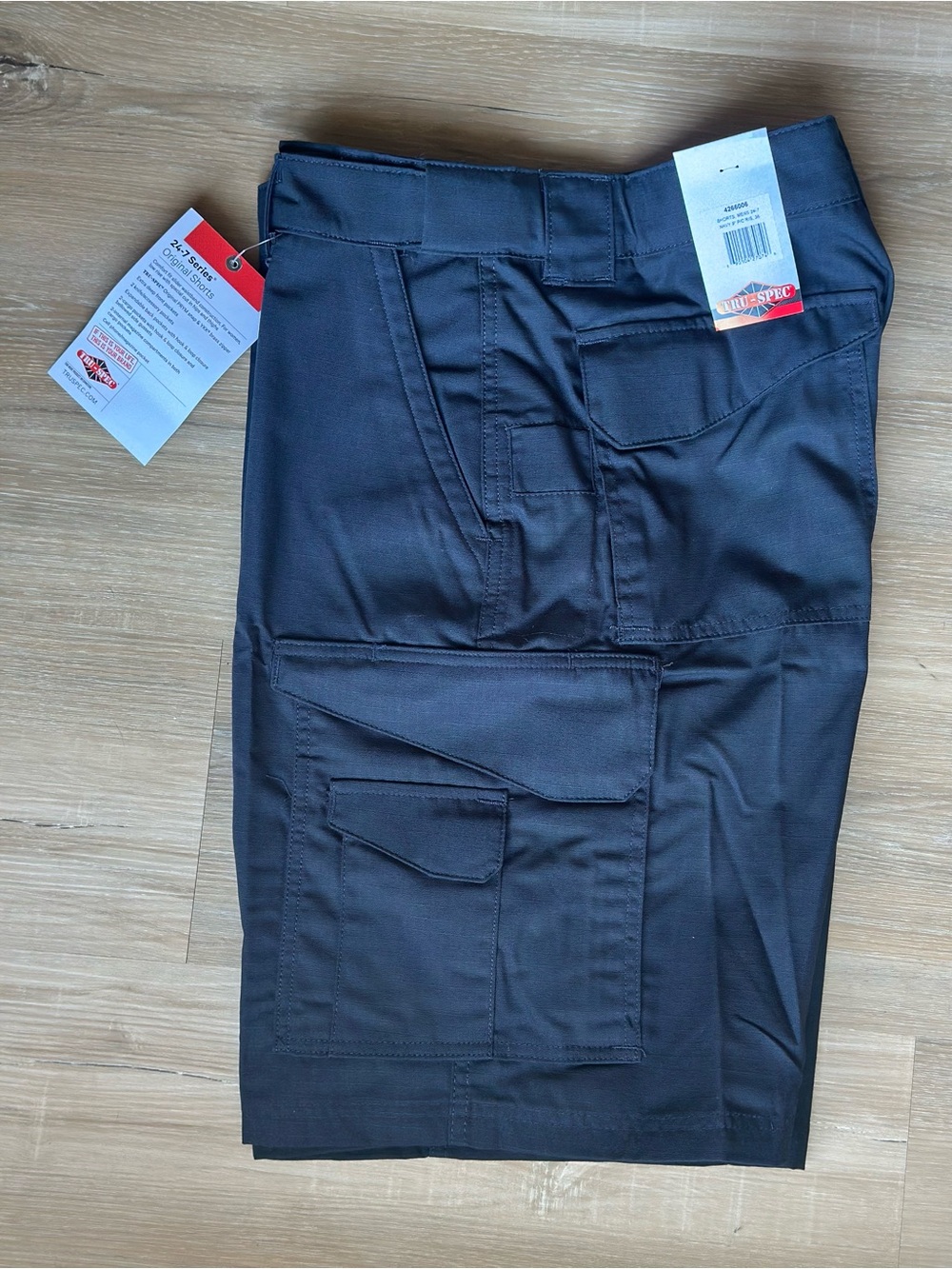 Tru-spec 24-7 Series Men’s Tactical Cargo Shorts Navy Ringstop Workwear Nwt 36